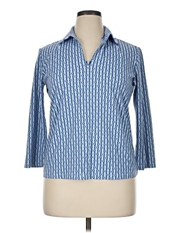 J. McLaughlin 3/4 Sleeve Button-Down Shirt (view 1)