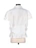 Agora White Short Sleeve Blouse Size L - photo 2