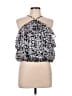 Entro 100% Polyester Silver Sleeveless Blouse Size L - photo 1