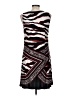 MSK Graphic Brown Cocktail Dress Size M - photo 2