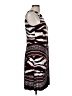 MSK Graphic Brown Cocktail Dress Size M - photo 4