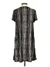 Apt. 9 Stripes Gray Casual Dress Size S - photo 2