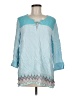 J.Jill 100% Rayon Blue 3/4 Sleeve Blouse Size M - photo 1