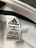 Adidas 100% Polyester White Track Jacket Size 10 - 12 - photo 3