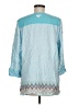 J.Jill 100% Rayon Blue 3/4 Sleeve Blouse Size M - photo 2