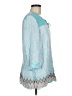 J.Jill 100% Rayon Blue 3/4 Sleeve Blouse Size M - photo 4