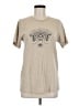 Canvas 100% Cotton Tan Short Sleeve Top Size M - photo 1