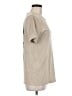 Canvas 100% Cotton Tan Short Sleeve Top Size M - photo 4