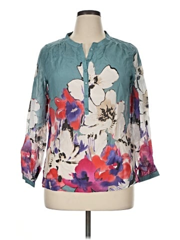 ARTIGIANO 3/4 Sleeve Blouse (view 1)