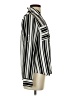 Express 100% Polyester Stripes Black Long Sleeve Blouse Size XS - photo 4