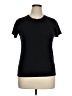 Nine West Solid Black Short Sleeve T-Shirt Size XL - photo 1