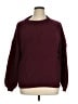 Prettygarden 100% Polyester Solid Burgundy Pullover Sweater Size XL - photo 1