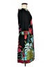 Donna Morgan Tropical Black Cocktail Dress Size 8 - photo 4