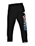 Justice Active Graphic Black Sweatpants Size 7 - photo 1
