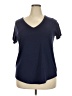 Torrid Blue Short Sleeve T-Shirt Size 2X Plus (2) - photo 1