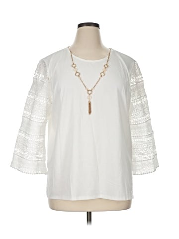 Alfred Dunner 3/4 Sleeve Blouse (view 1)