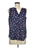 Gap Outlet 100% Cotton Blue Sleeveless Blouse Size M - photo 1
