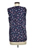 Gap Outlet 100% Cotton Blue Sleeveless Blouse Size M - photo 2