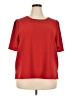 Vince Camuto 100% Polyester Red Short Sleeve Top Size XXL - photo 1
