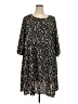 Jessy B 100% Polyester Floral Black Casual Dress Size 3X - photo 1