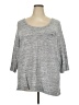 Kenar Gray 3/4 Sleeve Top Size 2X - photo 1