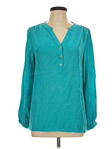 Lilly Pulitzer Long Sleeve Silk Top (view 1)