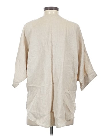 NOMAD THE LABEL 3/4 Sleeve Button-Down Shirt (view 2)
