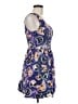 Retrolicious Print Purple Cocktail Dress Size M - photo 4
