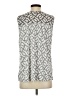 Ann Taylor LOFT Gray Sleeveless Blouse Size S - photo 2