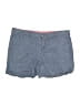 Merona 100% Cotton Solid Blue Shorts Size 10 - photo 1