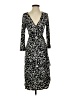 BCBGMAXAZRIA Animal Print Black Cocktail Dress Size S - photo 1