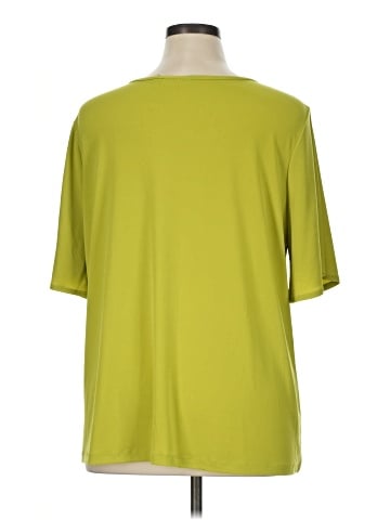 Susan Graver Short Sleeve Top (view 2)