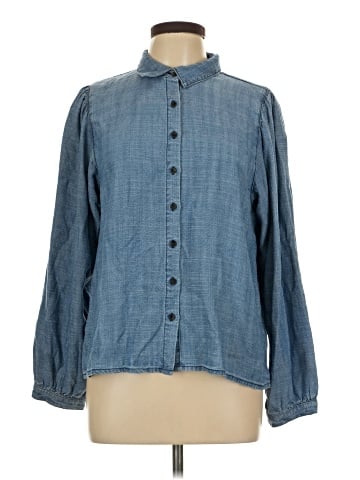 Lilla P Long Sleeve Button-Down Shirt (view 1)