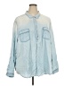 Love Blue Long Sleeve Button-Down Shirt Size 3X - photo 1