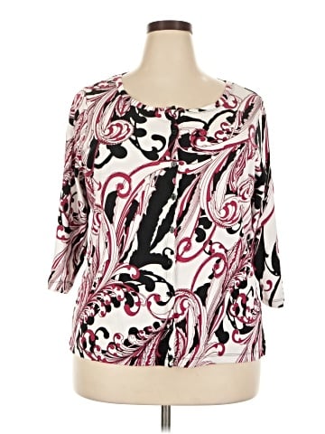 Carole Little 3/4 Sleeve Blouse (view 1)