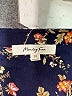 Monday Fun 100% Rayon Floral Blue 3/4 Sleeve Blouse Size 2X - photo 7