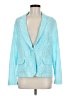 Chico's 100% Cotton Blue Blazer Size Med (1) - photo 1