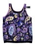 Summer Mae Paisley Purple Swimsuit Top Size 18 w - photo 1