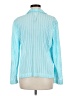 Chico's 100% Cotton Blue Blazer Size Med (1) - photo 2