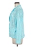 Chico's 100% Cotton Blue Blazer Size Med (1) - photo 5
