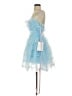 Mac Duggal 100% Polyester Blue Cocktail Dress Size 2 - photo 5