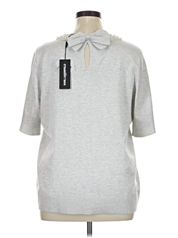Karl Lagerfeld Paris Short Sleeve Top (view 2)