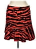 MICHAEL Michael Kors Animal Print Red Casual Skirt Size 16 - photo 1
