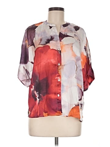 Elie Tahari Short Sleeve Blouse (view 1)