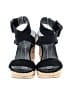 Stuart Weitzman Black Wedges Size 9 - photo 2