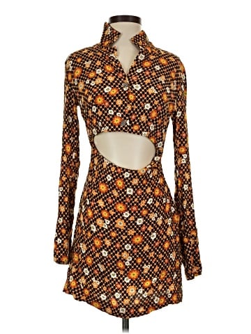 Olivaceous Casual Dress (view 1)