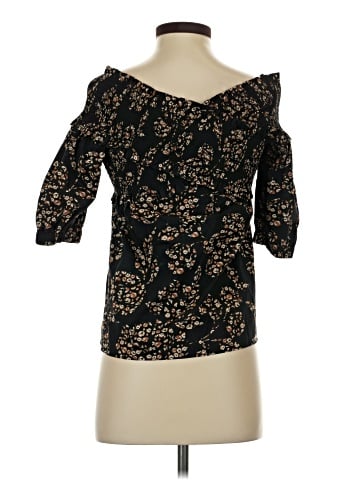 White House Black Market 3/4 Sleeve Blouse (view 2)