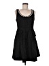 Eliza J 100% Polyester Tweed Black Casual Dress Size 8 - photo 1