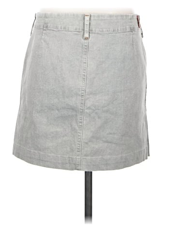 7 For All Mankind Denim Skirt (view 2)