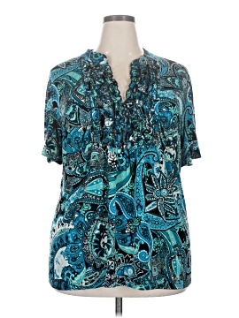 Lane Bryant Short Sleeve Henley